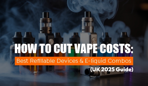 How to Cut Vape Costs: Best Refillable Devices & E-liquid Combos (UK 2025 Guide)